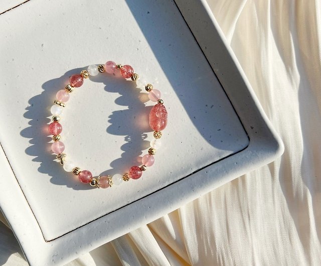 Sands Starlight Red Strawberry Crystal Bracelet｜SA-KARU MACAU Natural  Crystal Store