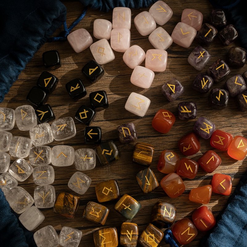 [Rune Runes] Crystal Rune Divination Stone(six types available in total) - อื่นๆ - คริสตัล หลากหลายสี