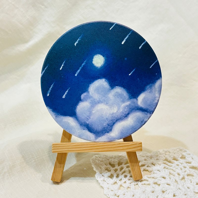 夜空-陶瓷杯墊 - 杯墊 - 瓷 