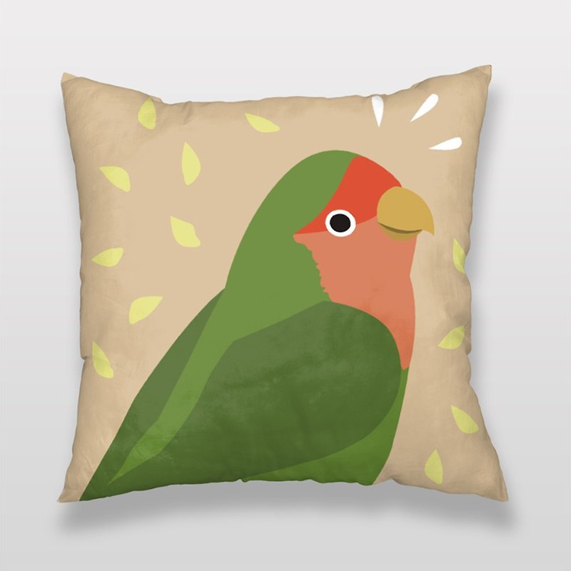 Parrot LOVE LOVE Pillow - หมอน - ผ้าฝ้าย/ผ้าลินิน หลากหลายสี