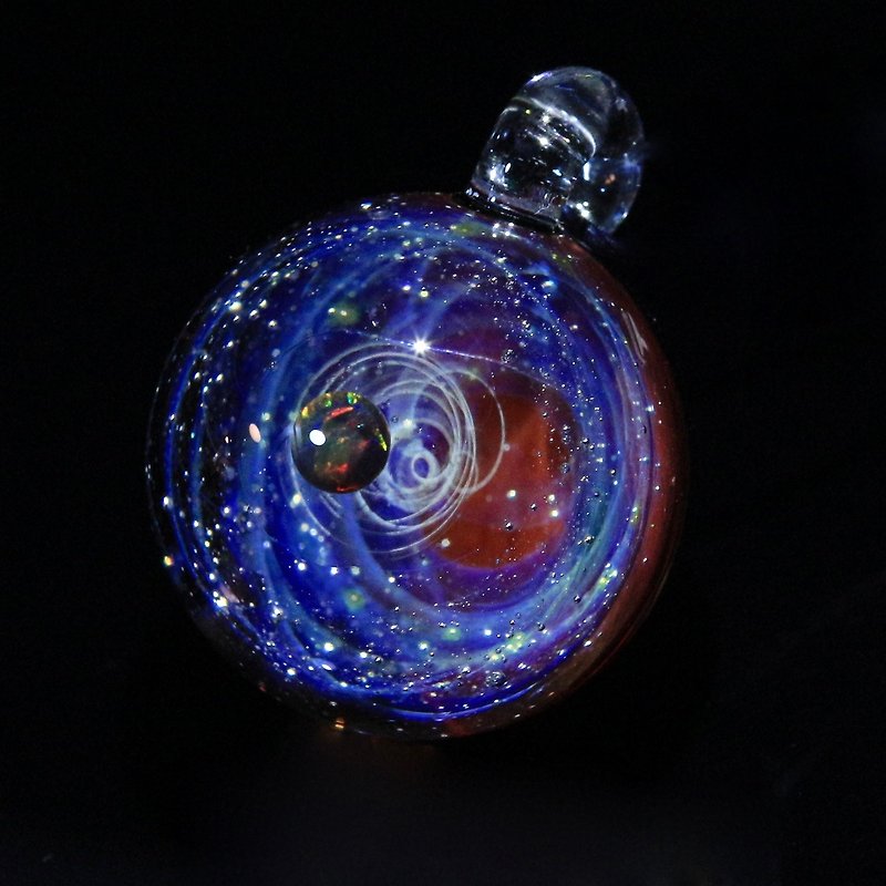 宇宙玻璃球 - 項鍊 - 玻璃 多色