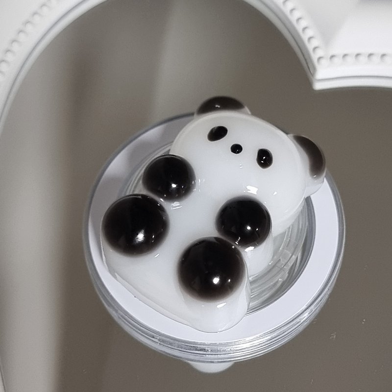 Panda-shaped cell phone holder - Phone Accessories - Other Materials White