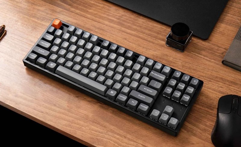 Keychron K8 Max QMK Wireless Mechanical Keyboard - อุปกรณ์เสริมคอมพิวเตอร์ - โลหะ สีดำ