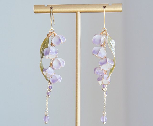 ハンドメイド 花デザイン ピアス Amazon | SUNNYCLUE 10対 花折り ピアス 手作り セット チャーム