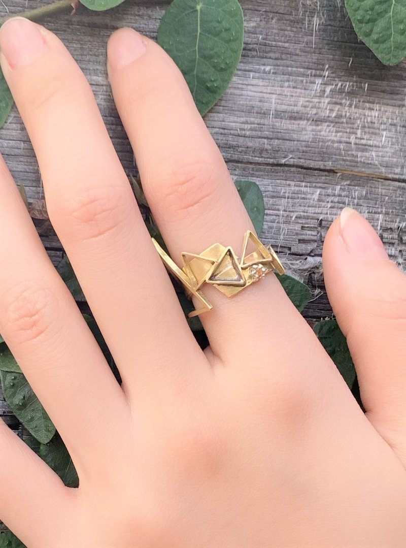 Ore Jewelry_Designer_Copper Series_Brass_Copper_Ring_Customizable_Customizable - リング・指輪 - 銅・真鍮 