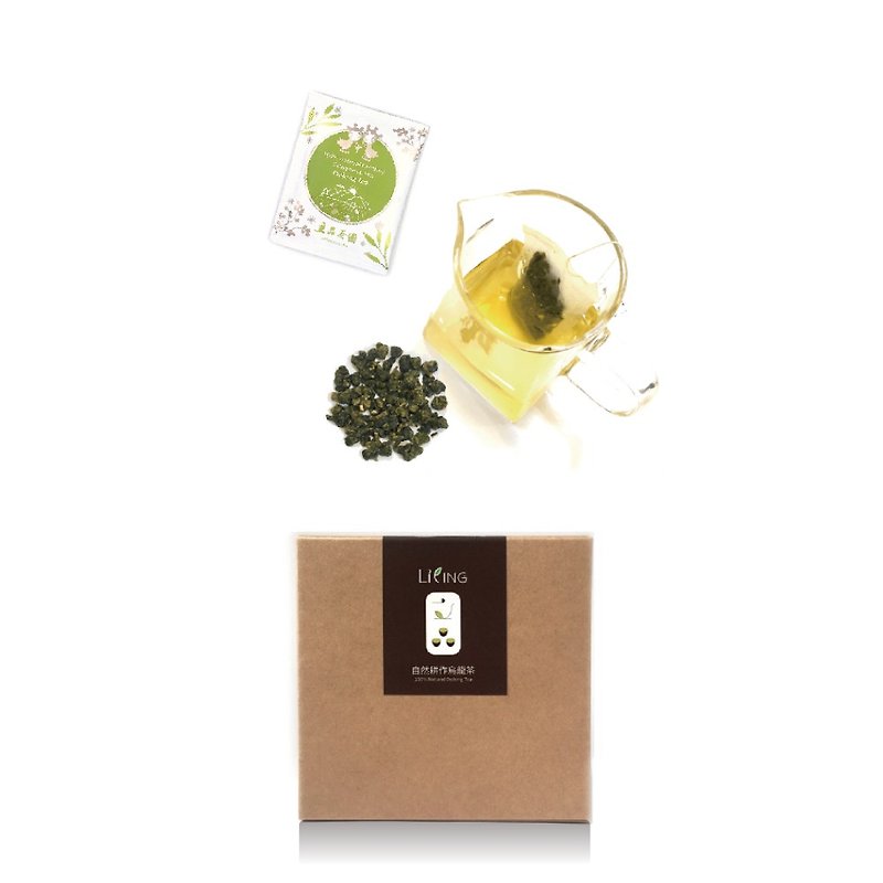 Pesticide-free floral oolong tea 8 tea bags, peace of mind shipping SOP - Tea - Paper Brown