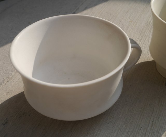 真葛香斎 作 白釉 酒盃 共箱