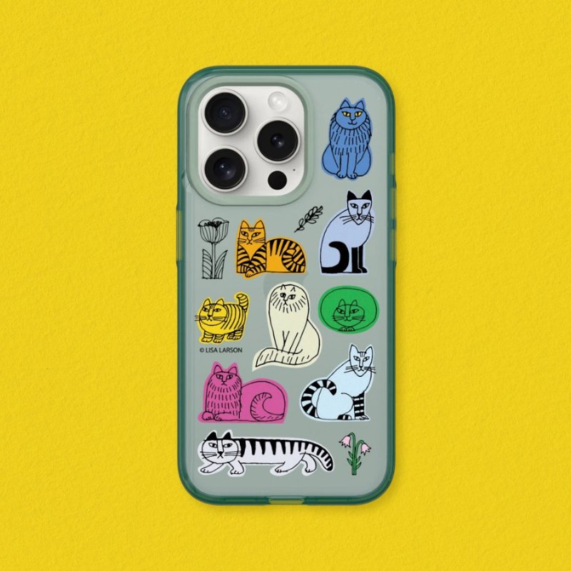 JellyTint transparent anti-fall phone case∣Lisa Larson/Sketch Cat Encyclopedia for iPhone - Phone Cases - Plastic Multicolor