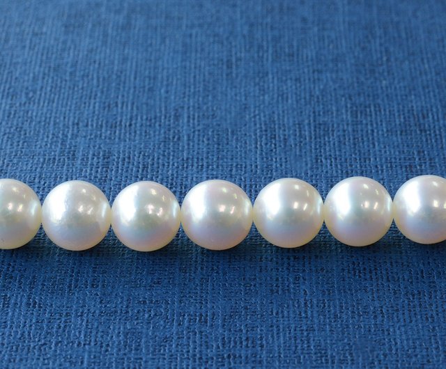 7.0-7.5mm White Freshwater Pearl Necklace