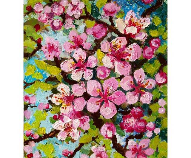 油絵 梅の花 梅の花】 #油彩画 #芸術 #油絵 #絵 #アート #oilpainting #oil