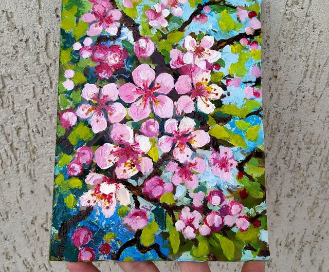 plum blossom oil painting