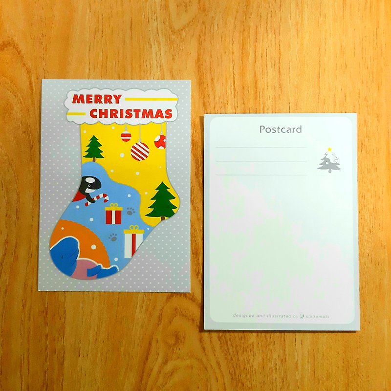 クリスマス（水）/はがき - カード・はがき - 紙 多色
