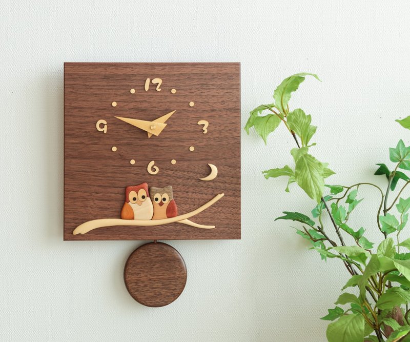 Asahikawa Craft Studio Pecker Pendulum clock (F10) - Clocks - Wood 