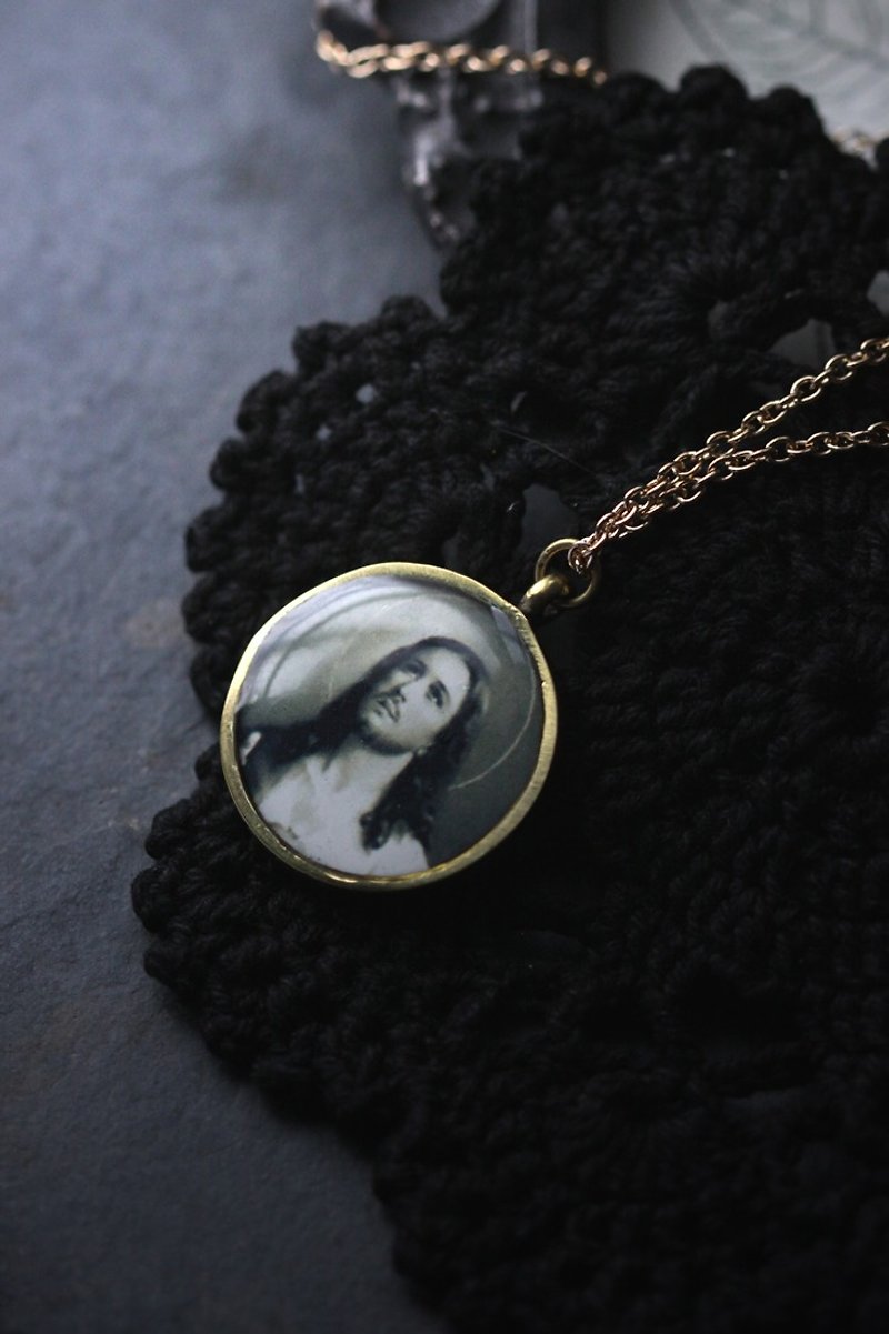 Jesus Charm Necklace by Defy. - Necklaces - Other Metals 