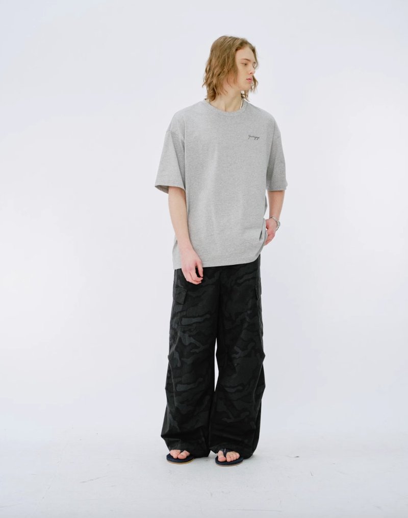 Japanese retro multi-pocket camouflage cargo straight pants - Men's Pants - Other Materials 