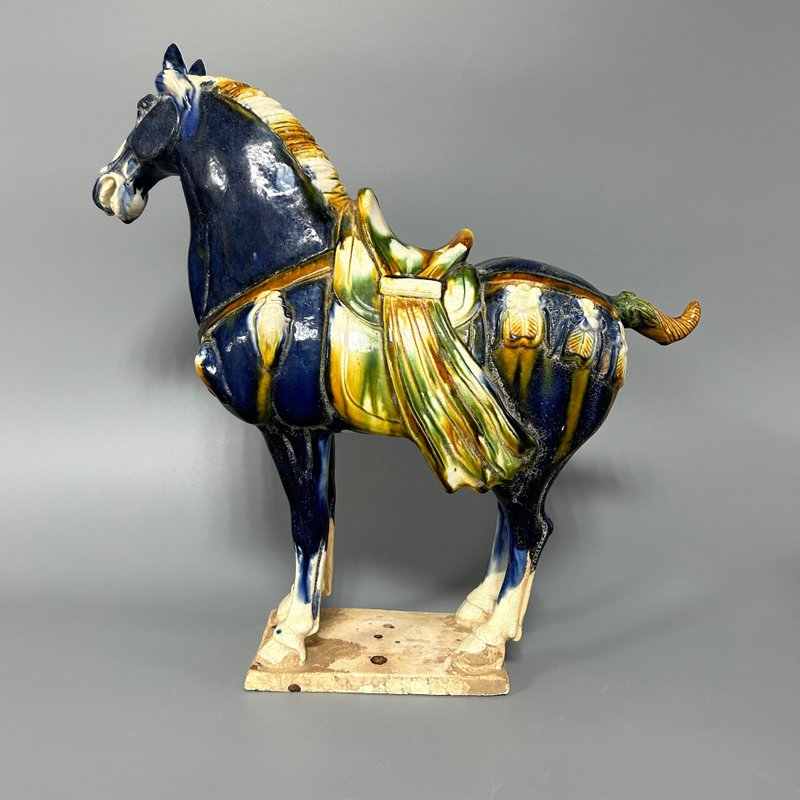唐三彩馬俑 - 擺飾/家飾品 - 陶 卡其色
