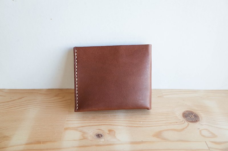 Shekinah Handmade Leather - Lightweight Clips - Wallets - Genuine Leather Brown