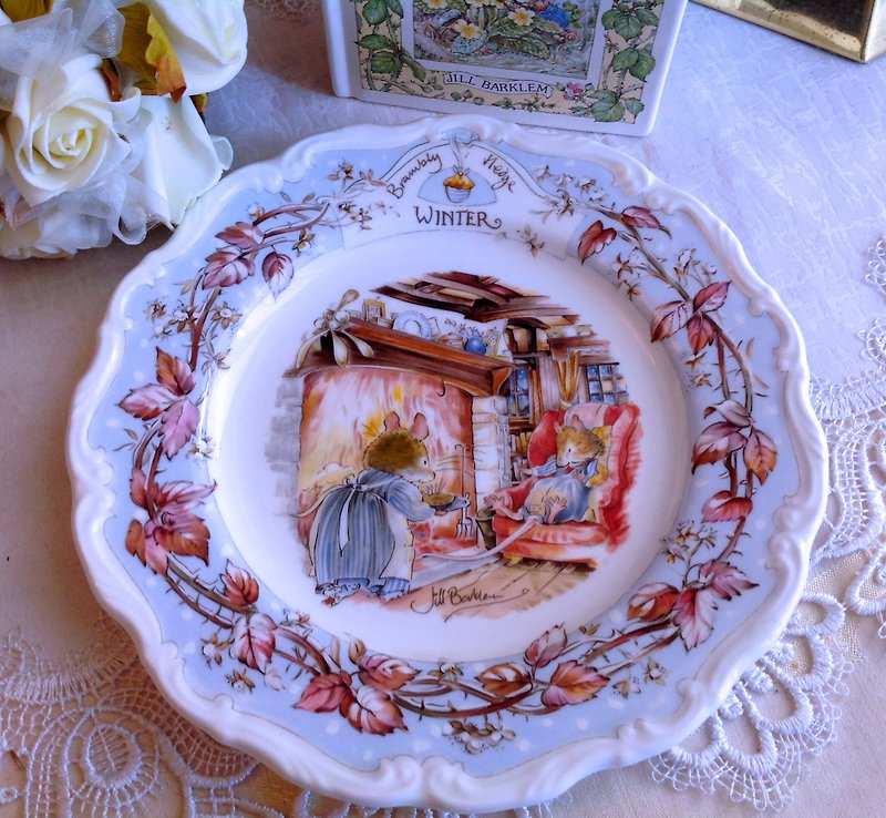Royal Doulton皇家道爾頓~野薔薇村四季收藏盤指定買家下標 - 小碟/醬油碟 - 其他材質 多色