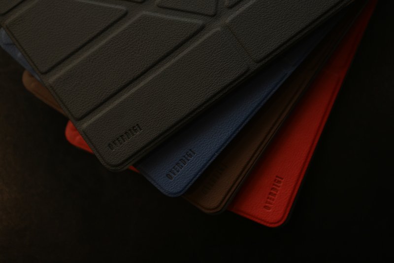 OVERDIGIファイバーiPad多機能保護ケース - タブレット・PCケース - 革 多色