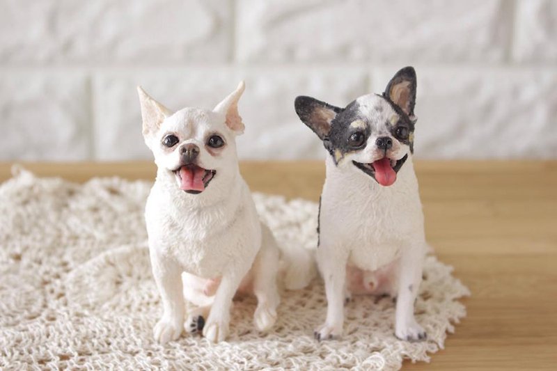 Pet Doll 5-7 cm ( dog ) can be used as ornaments handmade custom - อื่นๆ - ดินเหนียว หลากหลายสี