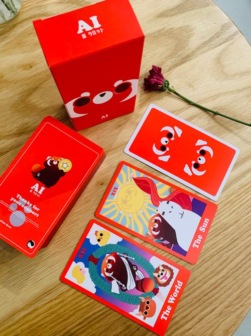 タロットカード私レッサーパンダ - ショップ yinyangthecat