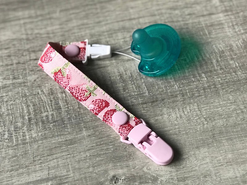 Hand made pacifier chain vanilla nipple double head clip without pacifiers can be selected to pick the hand 懿 - Other - Cotton & Hemp 