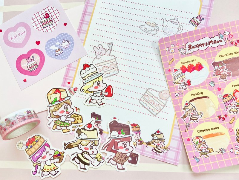 Sweet  Sweet Letter sets - Cards & Postcards - Paper Pink