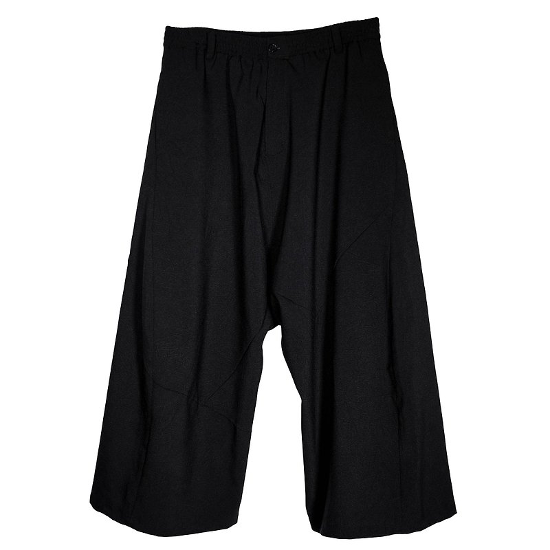 "Wave" Pants - กางเกงขายาว - เส้นใยสังเคราะห์ สีดำ