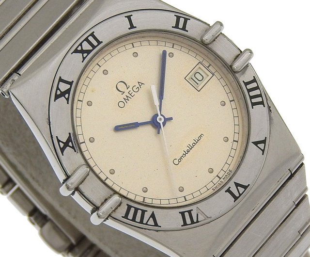 OMEGA オメガ コンステレーション ref.1422 SS+YGグレー文字盤
