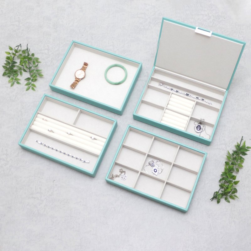 European style fresh macaron jewelry storage box stackable jewelry storage box - กล่องเก็บของ - วัสดุอื่นๆ หลากหลายสี