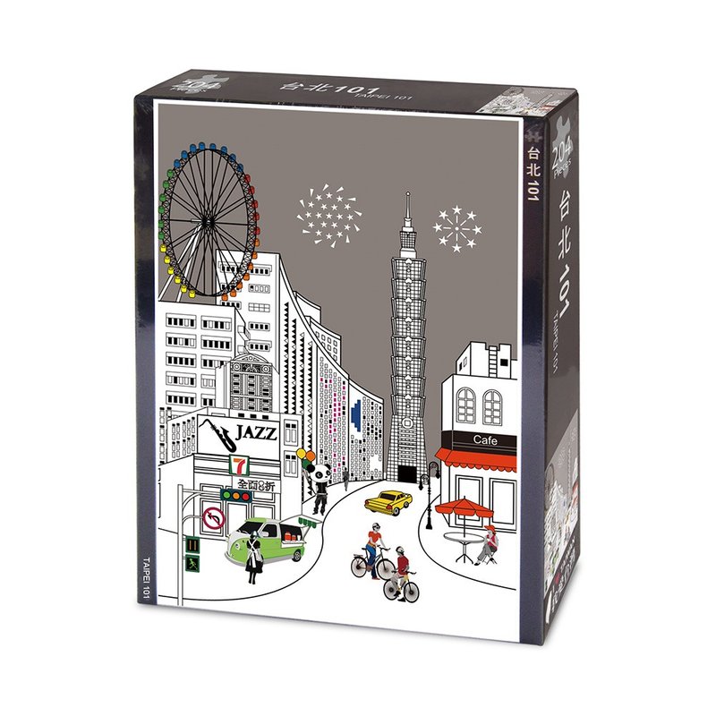 I Love Taiwan puzzle—Taipei 101 - Puzzles - Paper Gray