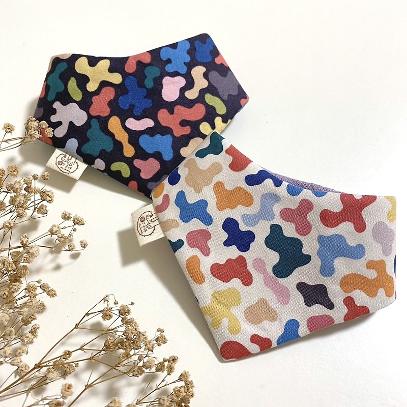 Triangle scarf color amoeba/ camouflage/ pet scarf