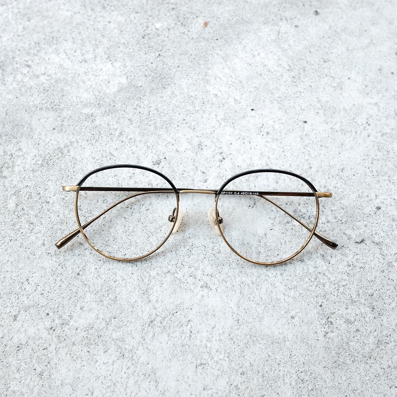 [The purpose of the line] Japan's new frame titanium + fine fine frame ultra-thin titanium frame black + bronze - Glasses & Frames - Other Metals Black