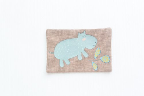 Pure feel hippo bookmark