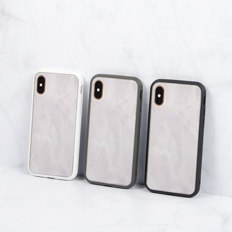Mod NX邊框背蓋手機殼∣獨家設計-波斯灰 for iPhone - 手機配件 - 塑膠 多色