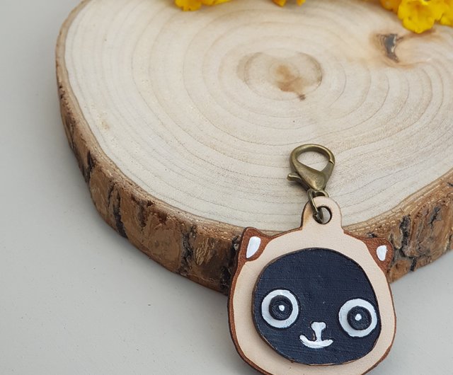 Name Tag Cat Wooden Stamp Name Tag Cat Wooden Stamp