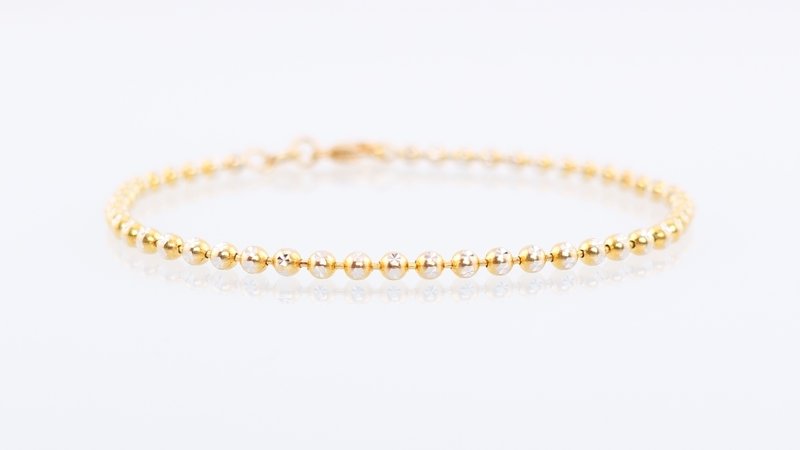 Polaroid Jewelry-Imported Yellow and White K Gold Bracelet - Bracelets - Precious Metals 