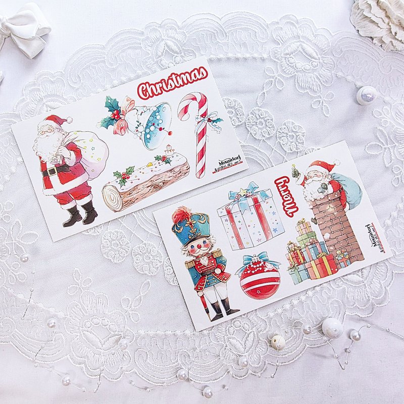 Holiday -  Red paper sticker - 貼紙 - 紙 