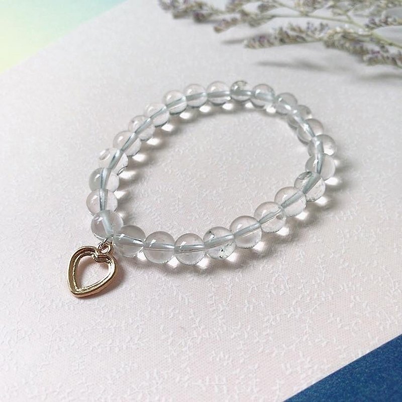 Puputraga Shangcai Caihua Life / Pure White Crystal Natural Bracelet - Bracelets - Gemstone White