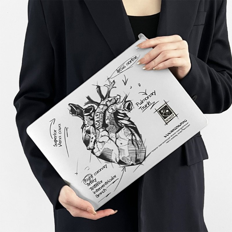 磨砂心髒 Mac Book Case/保護殼 - 平板/電腦保護殼/保護貼 - 壓克力 