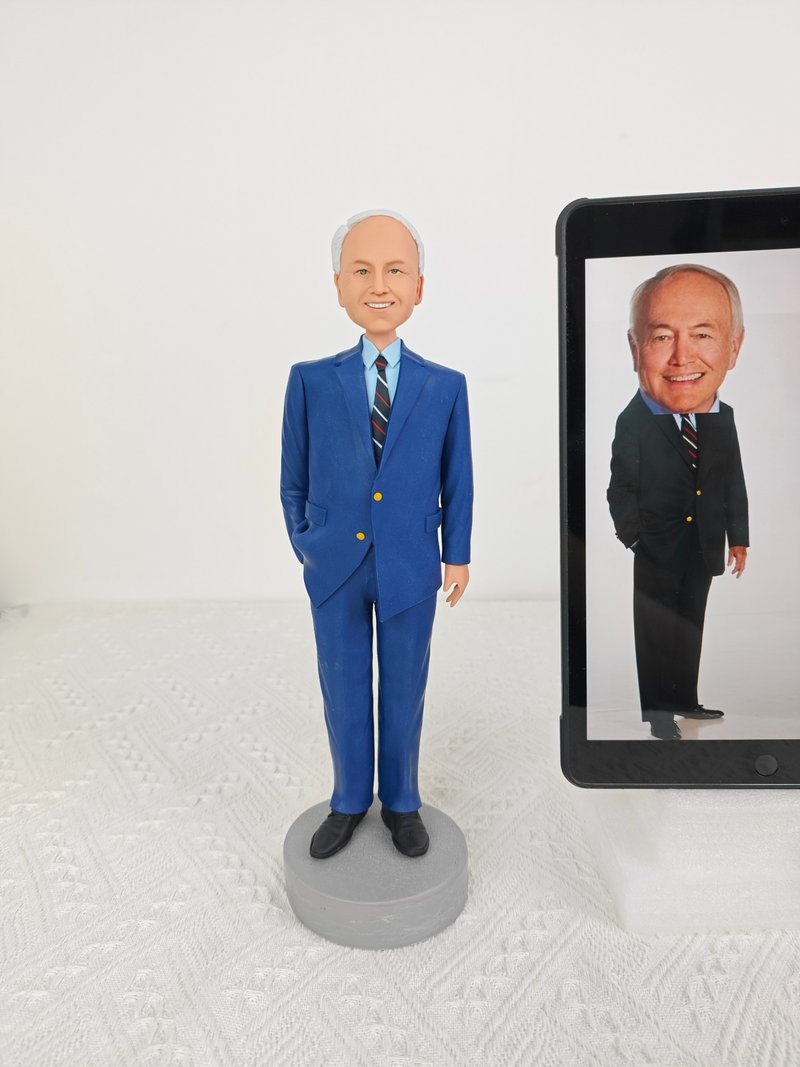 客製化人物公仔 人偶 3D人像畫 似顏繪 肖像 定製 生日 紀念 122 - 公仔/玩偶 - 黏土 多色