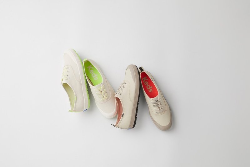 KEDS CHAMPION TOE CAP TRX SPLASH CANVAS 帆布休閒鞋 WF68347 - 女休閒鞋/帆布鞋 - 真皮 