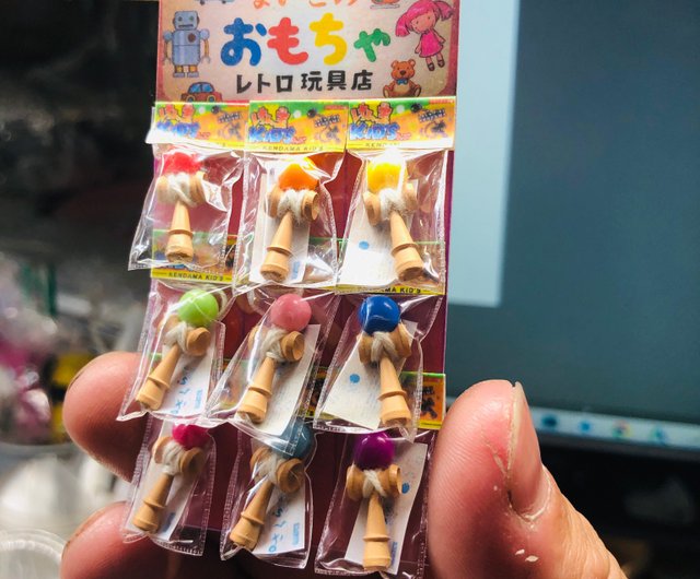 ミニチュアポケット ミニ みかん屋さん アンティークおもちゃ（けん玉