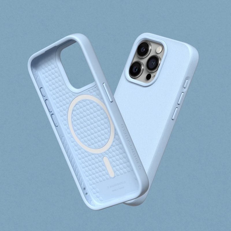 SolidSuit (MagSafe Compatible) Super Magnetic Phone Case/Glacier Blue for iPhone Series - Phone Cases - Plastic Blue