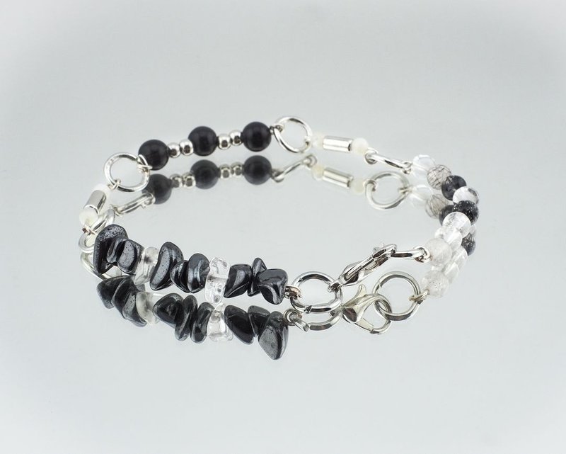 Tranquil。Bracelet - Bracelets - Stone Black