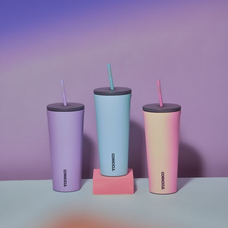 【新品】美國CORKCICLE 三層真空吸管杯 700ml-共5色 - 保溫瓶/保溫杯 - 不鏽鋼 多色