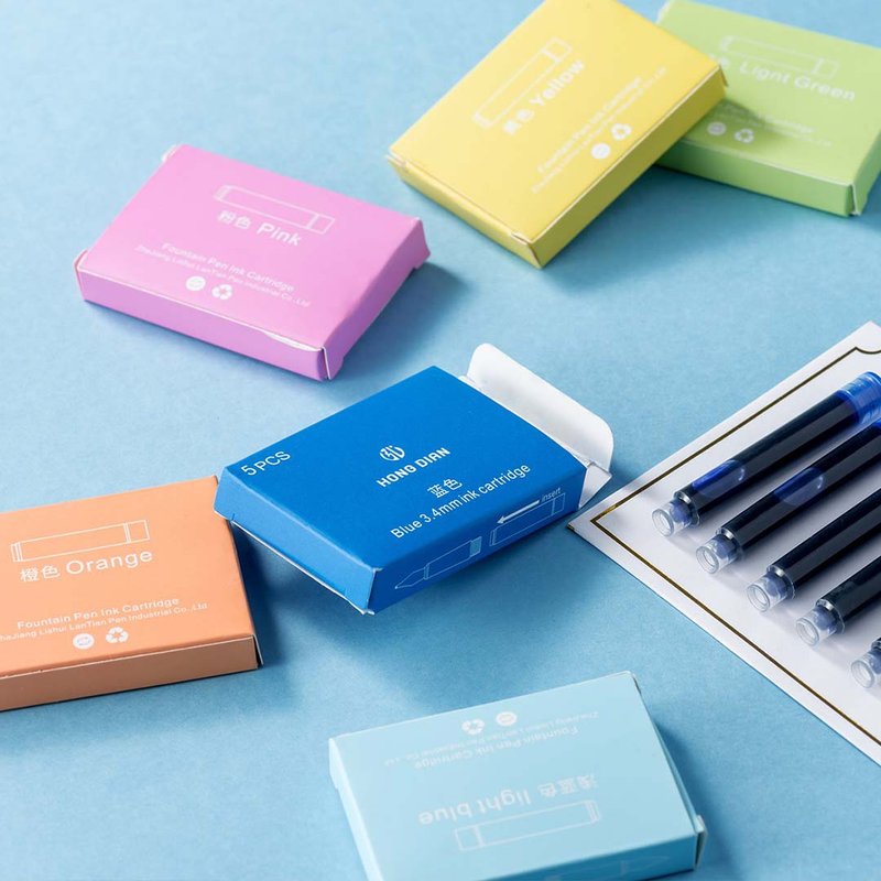 [Ink] Hongdian pen cartridge ink tube / color ink / ink - น้ำหมึก - สี หลากหลายสี