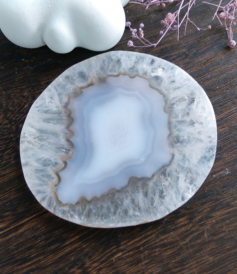 Agate 馬達加斯加產地 瑪瑙片 打磨件 擺設裝飾  擺件 天然礦石 - 擺飾/家飾品 - 其他材質 