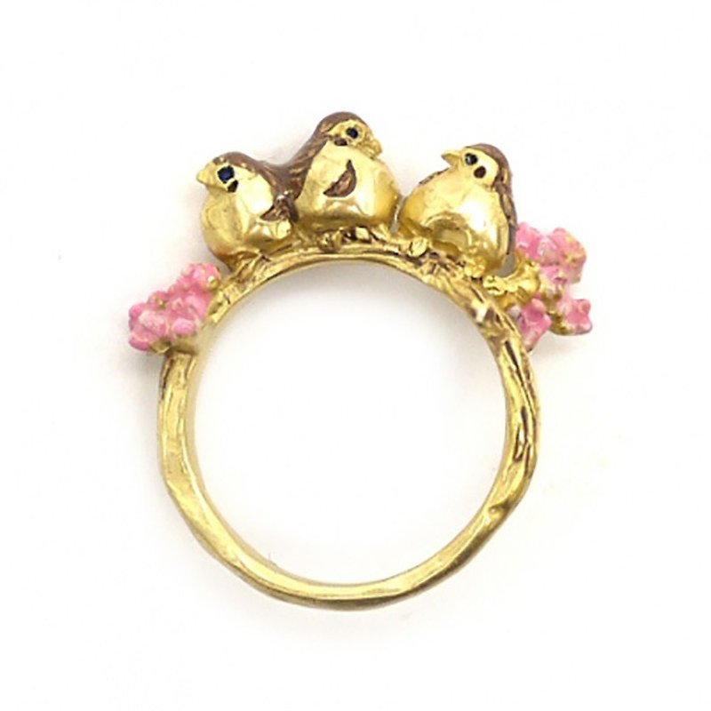 Little Birds Ring Mogenrihito ring / ring RN112 - General Rings - Other Metals Gold