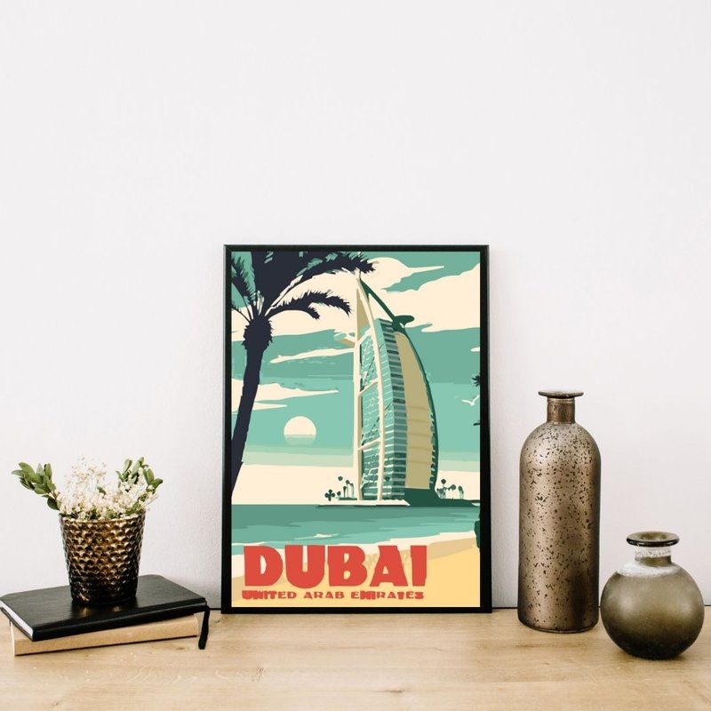 Dubai Creative Digital Oil Painting [Master Challenge] 20x30 - Illustration, Painting & Calligraphy - Other Materials 